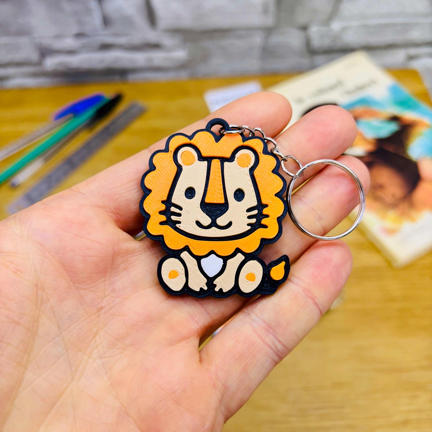 Safari Animal Keychains