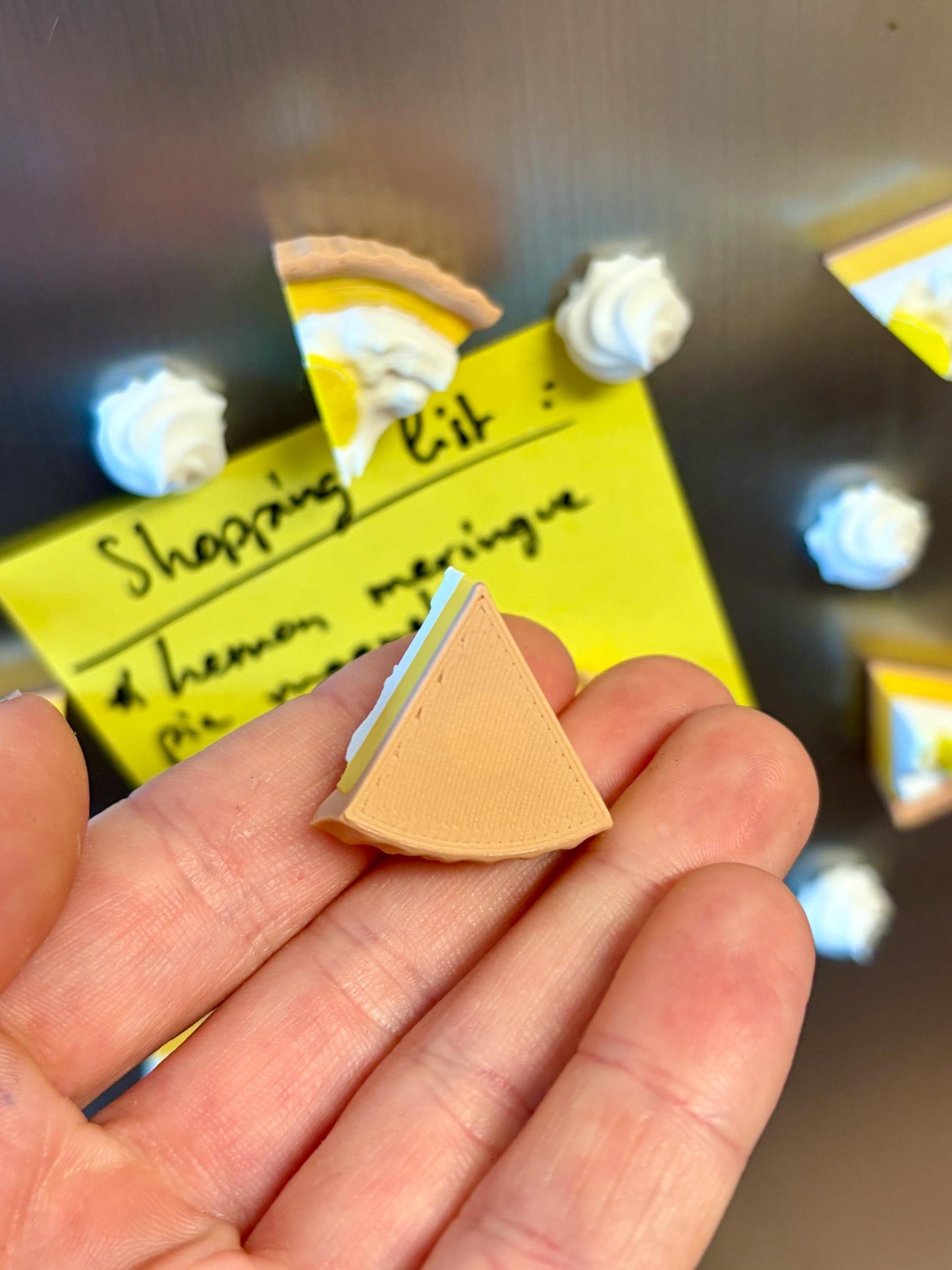 Lemon Meringue Pie Refrigerator Magnets