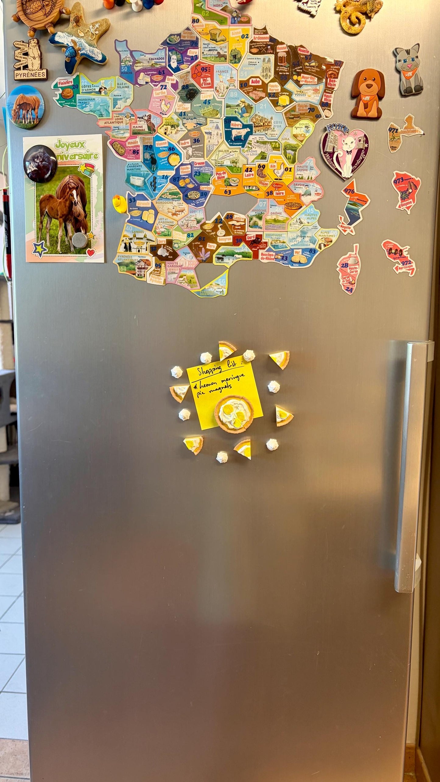 Lemon Meringue Pie Refrigerator Magnets