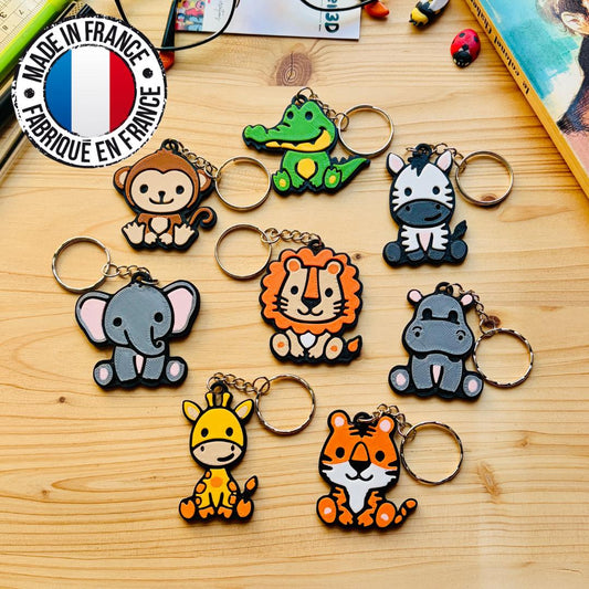 Safari Animal Keychains