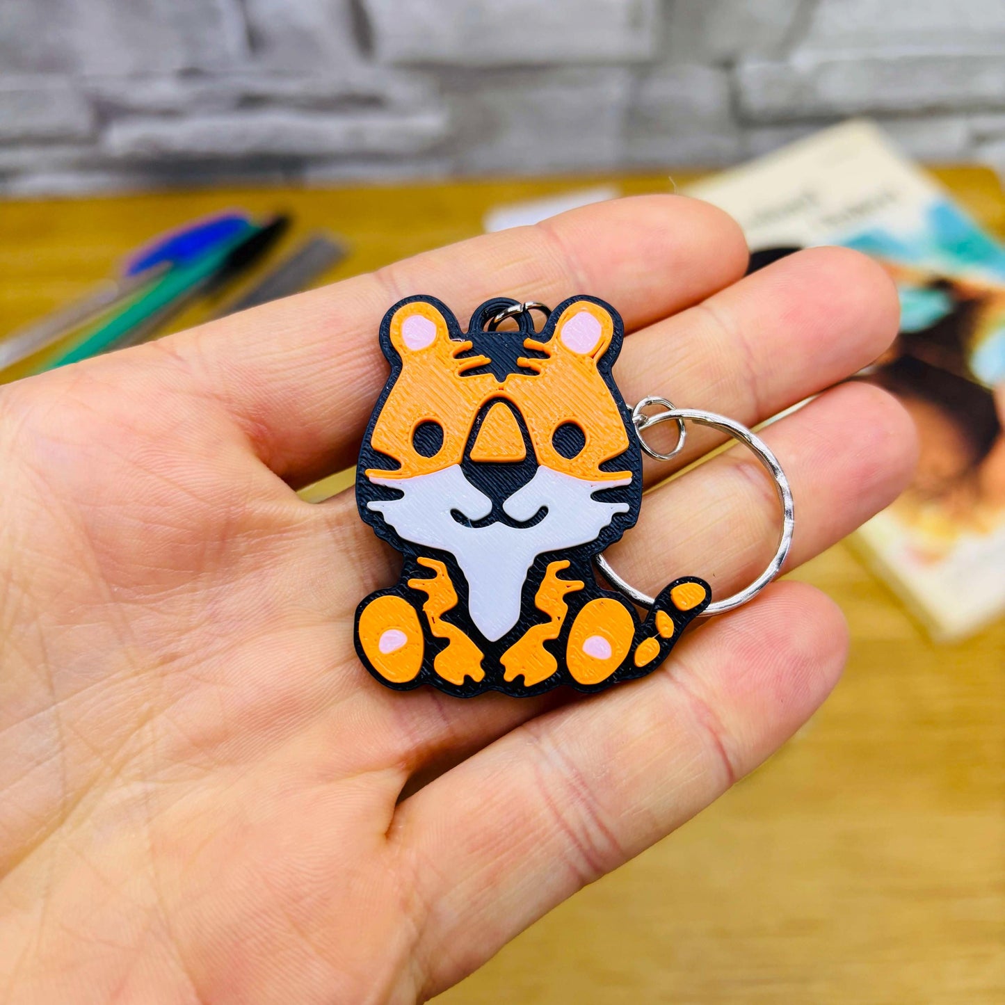 Safari Animal Keychains