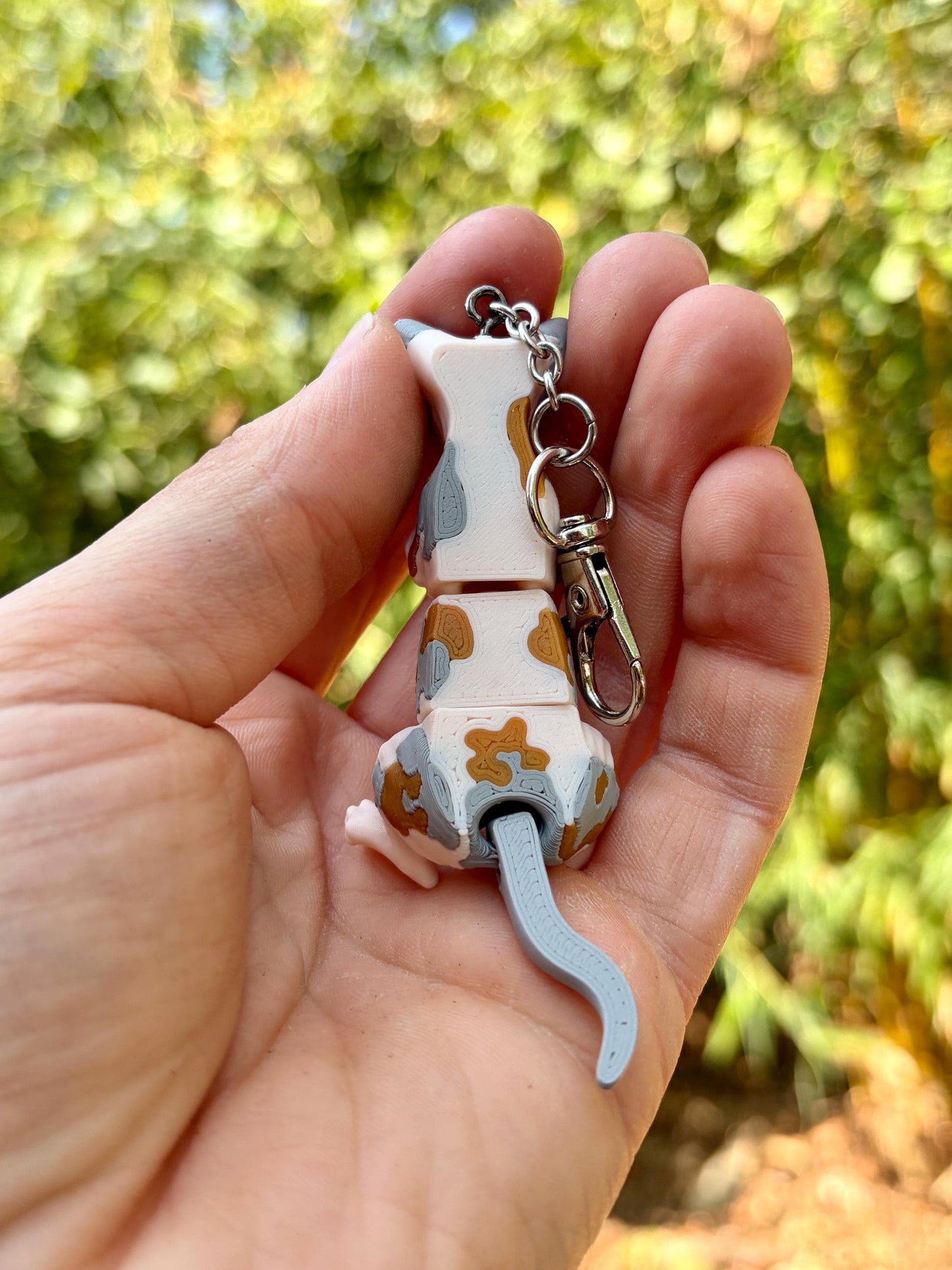 Articulated Sphynx Cat Keychains