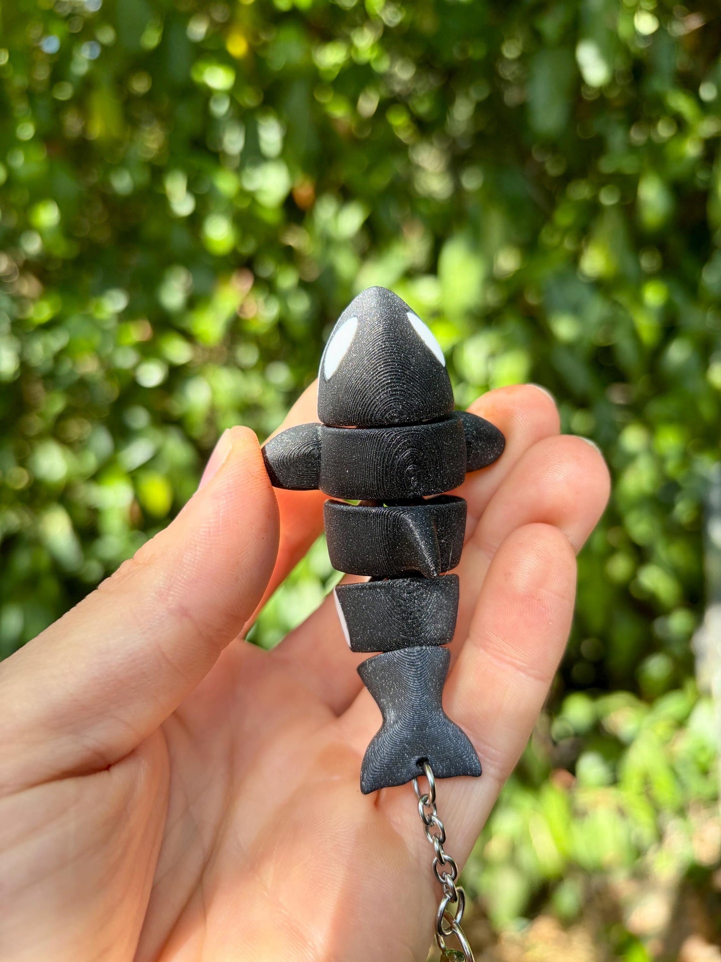 Articulated Orca Keychains
