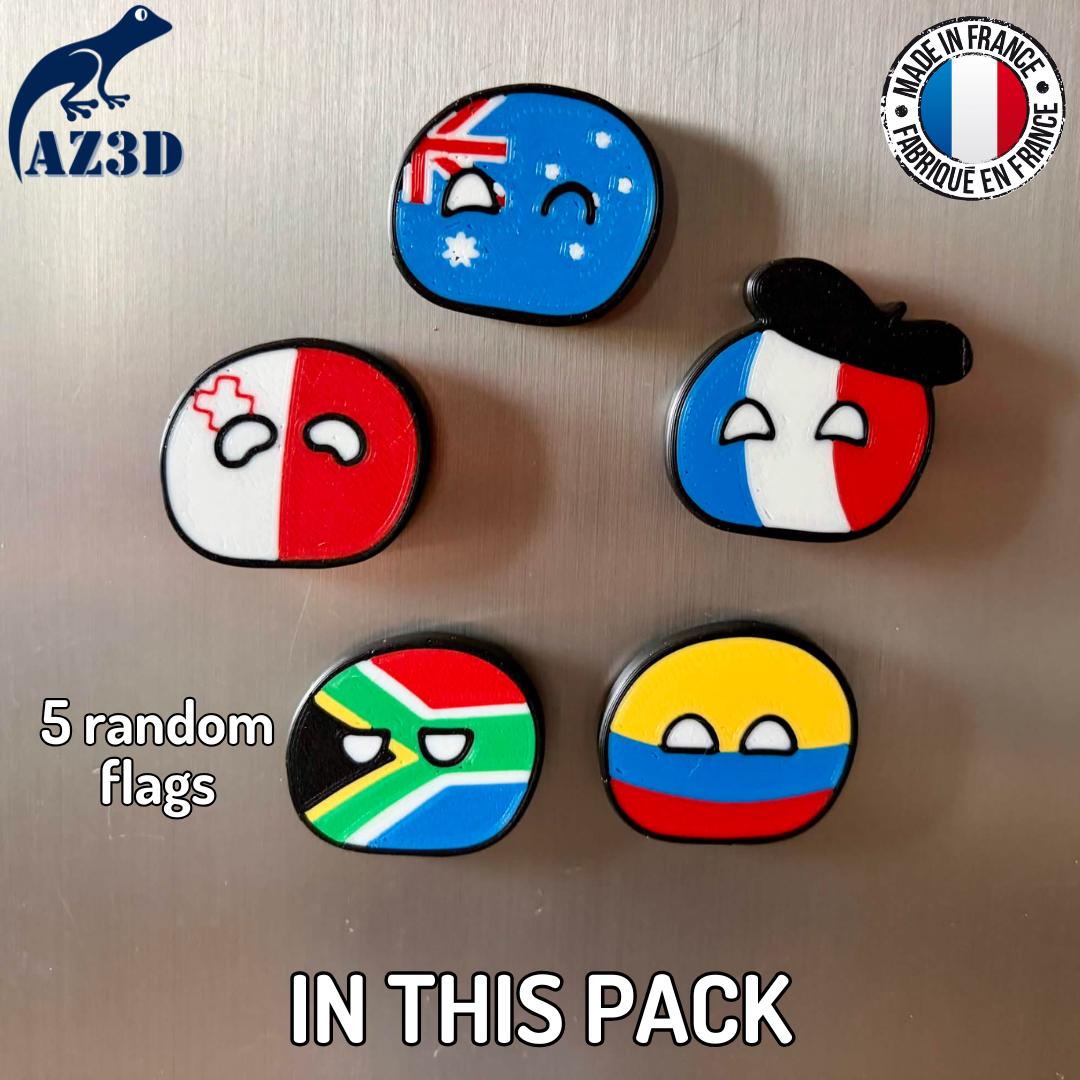 Countryball Refrigerator Magnets