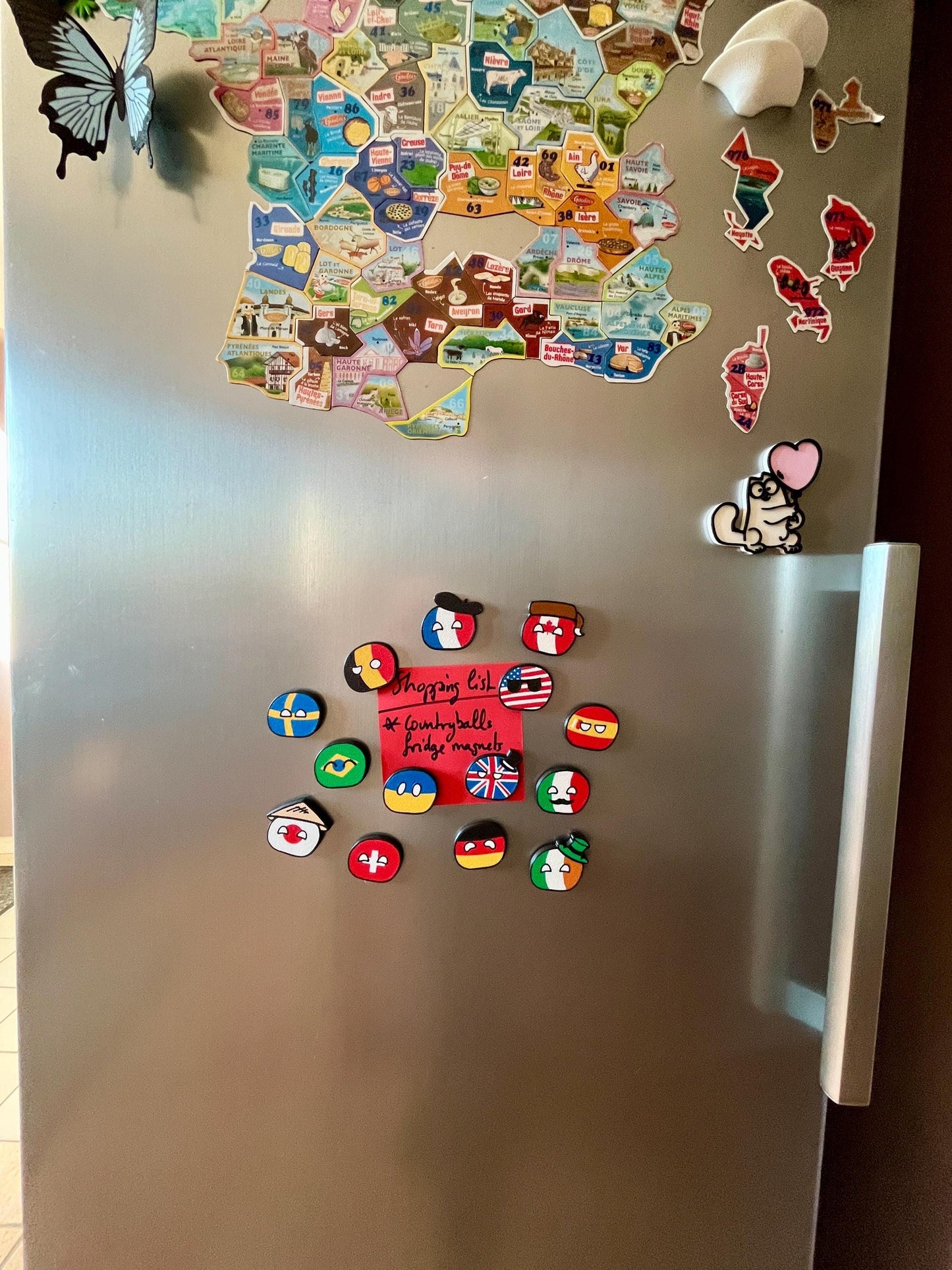 Countryball Refrigerator Magnets