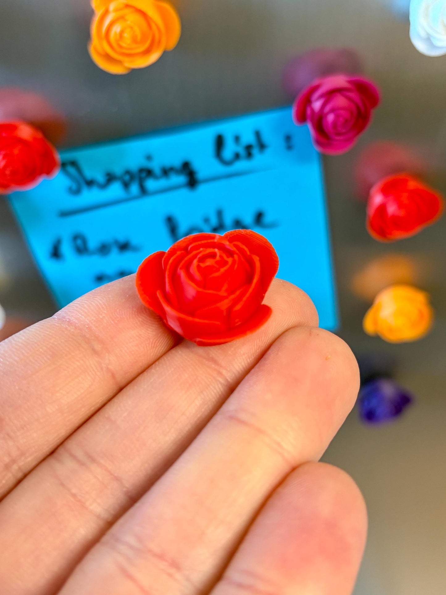 Aimants de réfrigérateur Roses