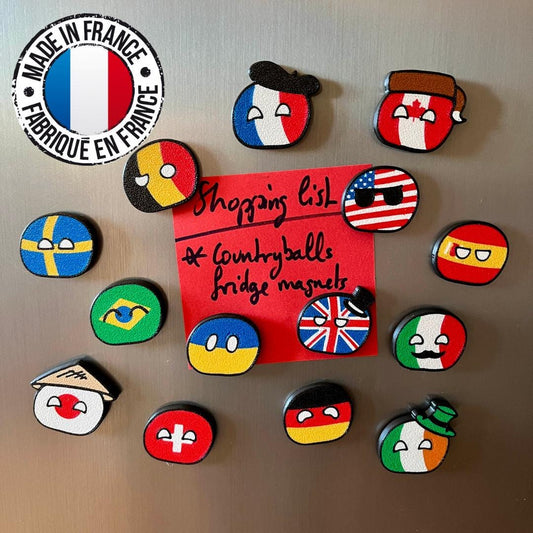 Aimants de réfrigérateur Countryballs