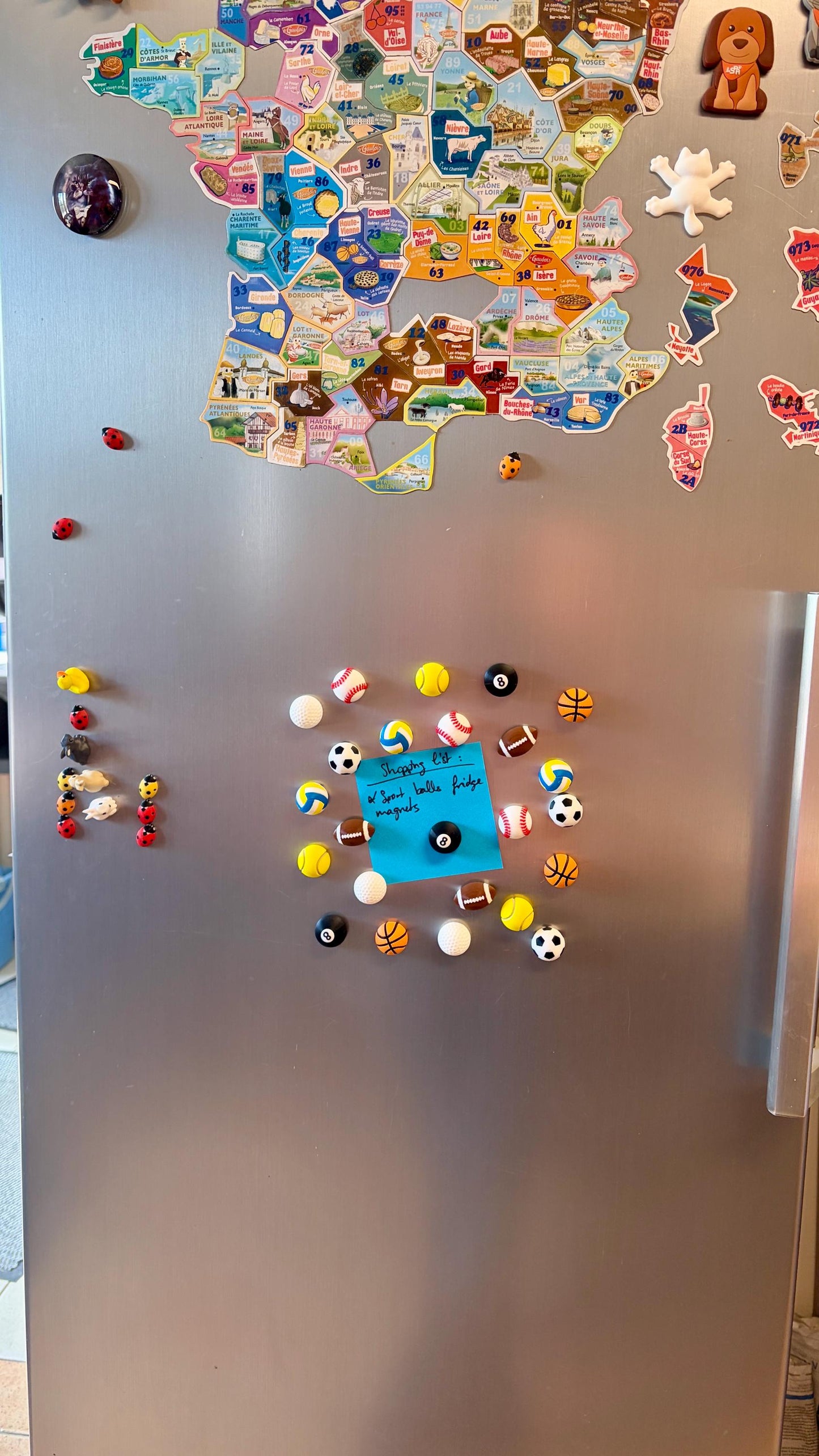 Sports Balls Refrigerator Magnets