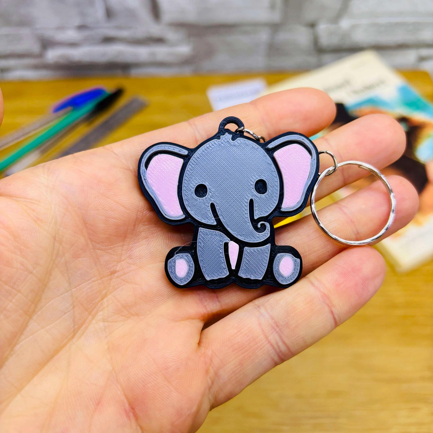 Safari Animal Keychains