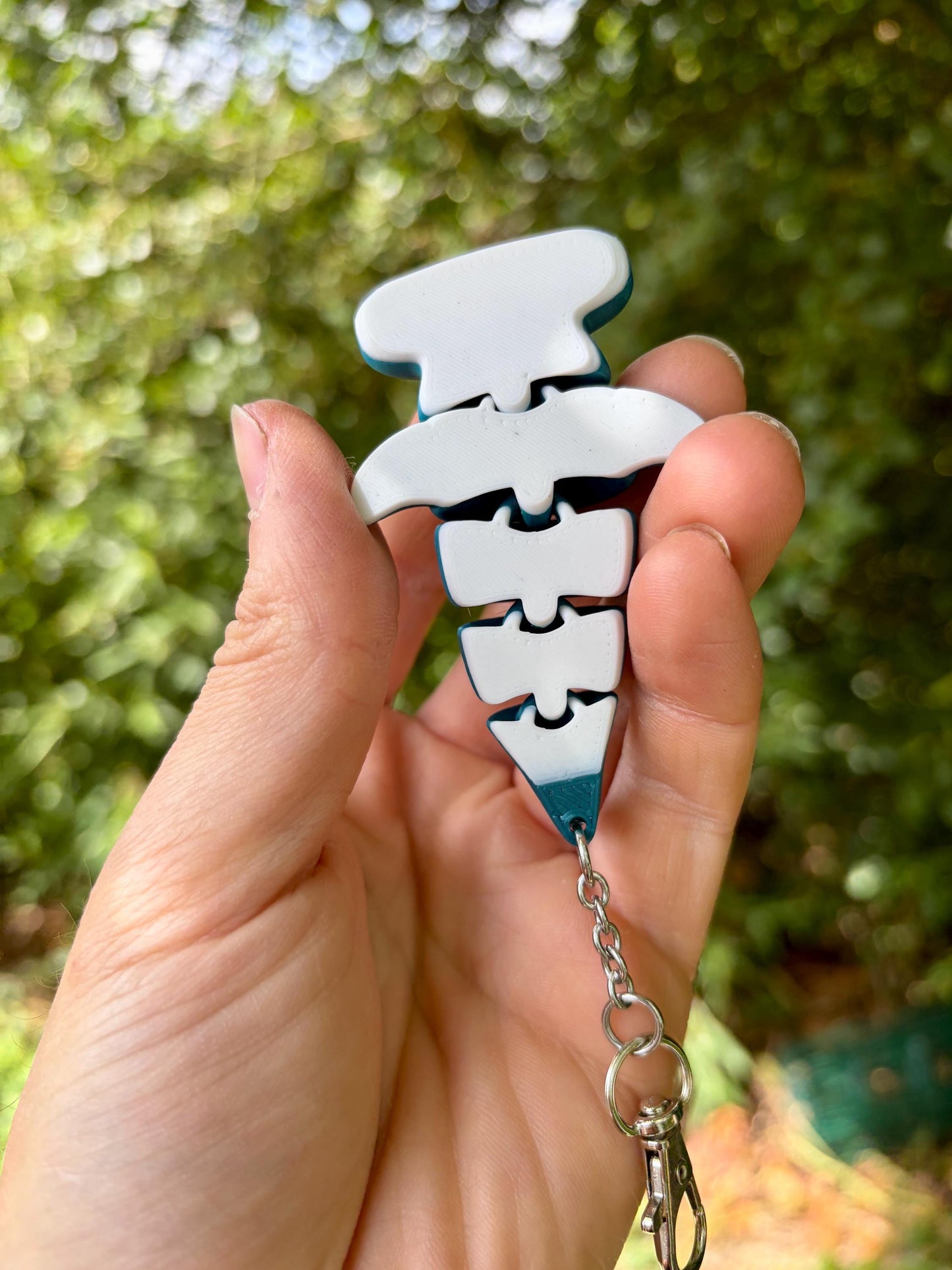 Articulated Hammerhead Shark Keychains