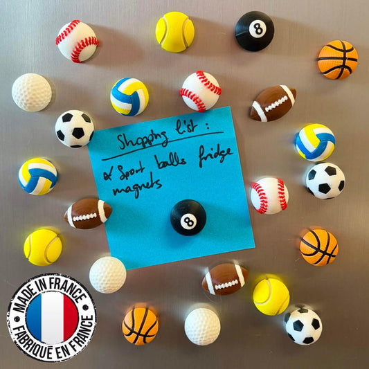 Aimants de réfrigérateur Balles et Ballons de sports