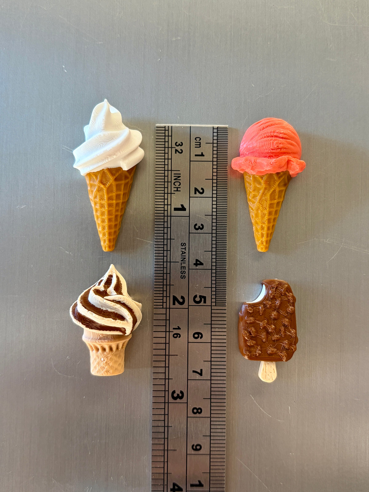 Aimants de réfrigérateur Glaces