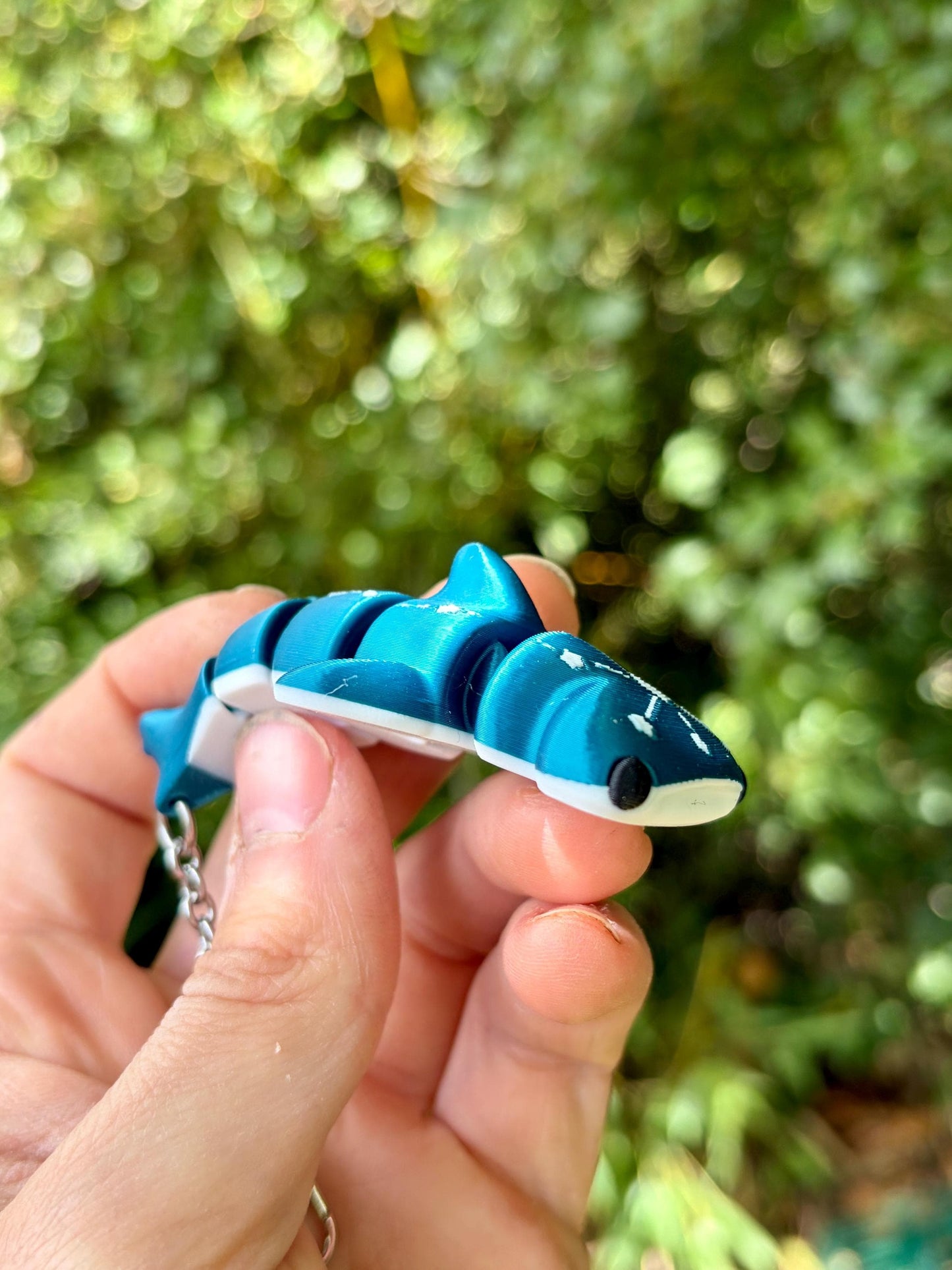 Articulated Hammerhead Shark Keychains