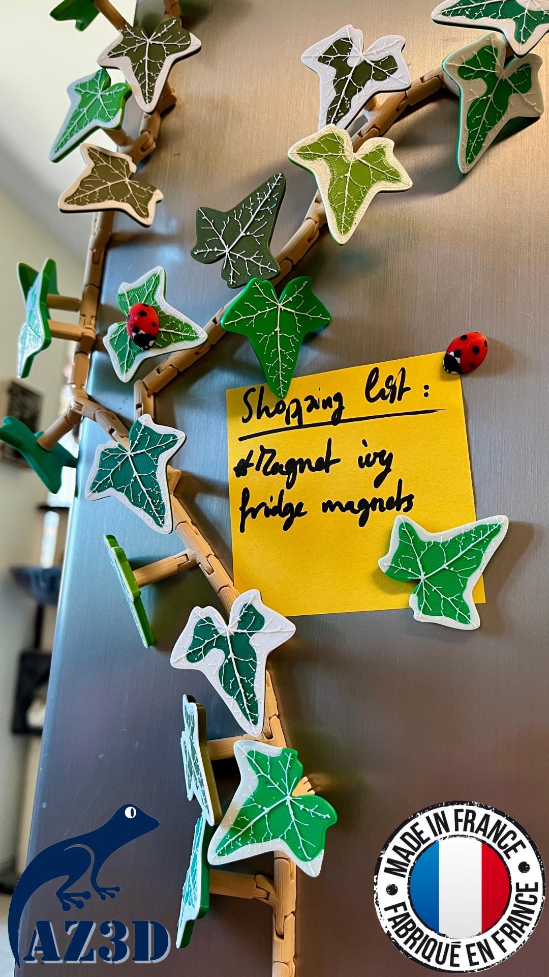 Articulated Ivy refrigerator magnet