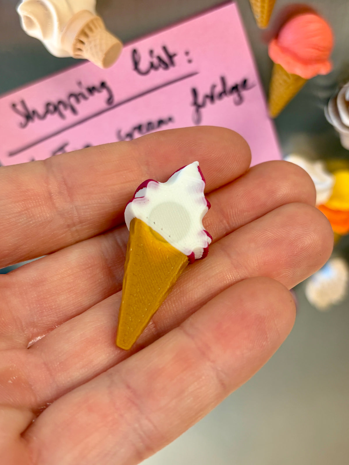 Aimants de réfrigérateur Glaces