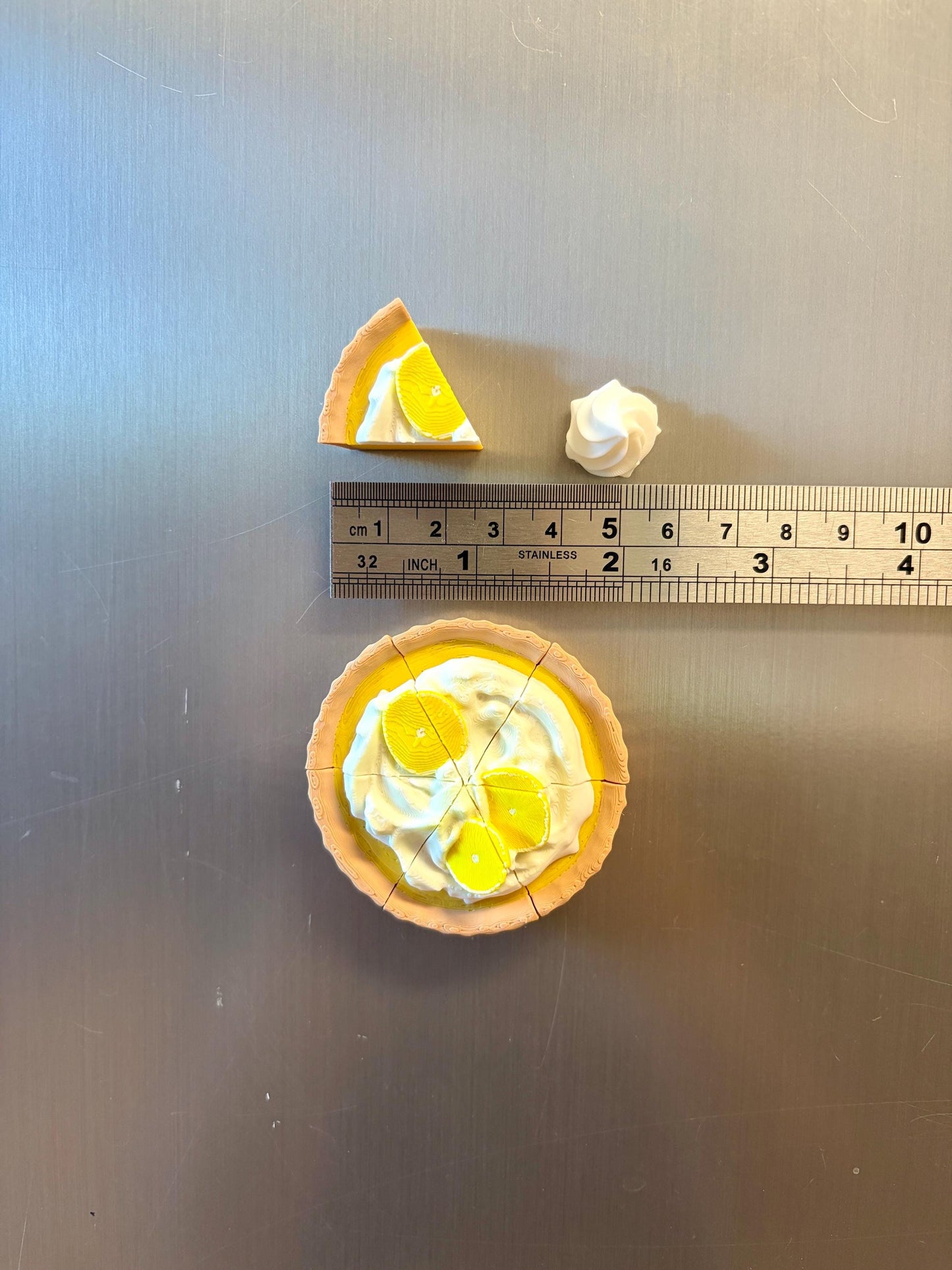 Lemon Meringue Pie Refrigerator Magnets