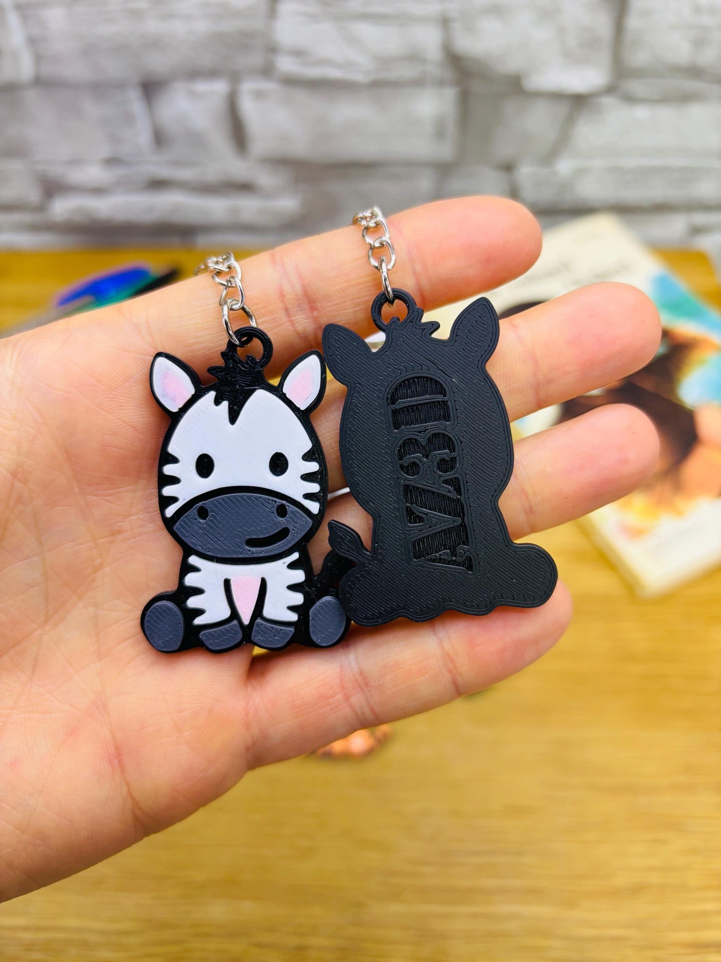 Safari Animal Keychains