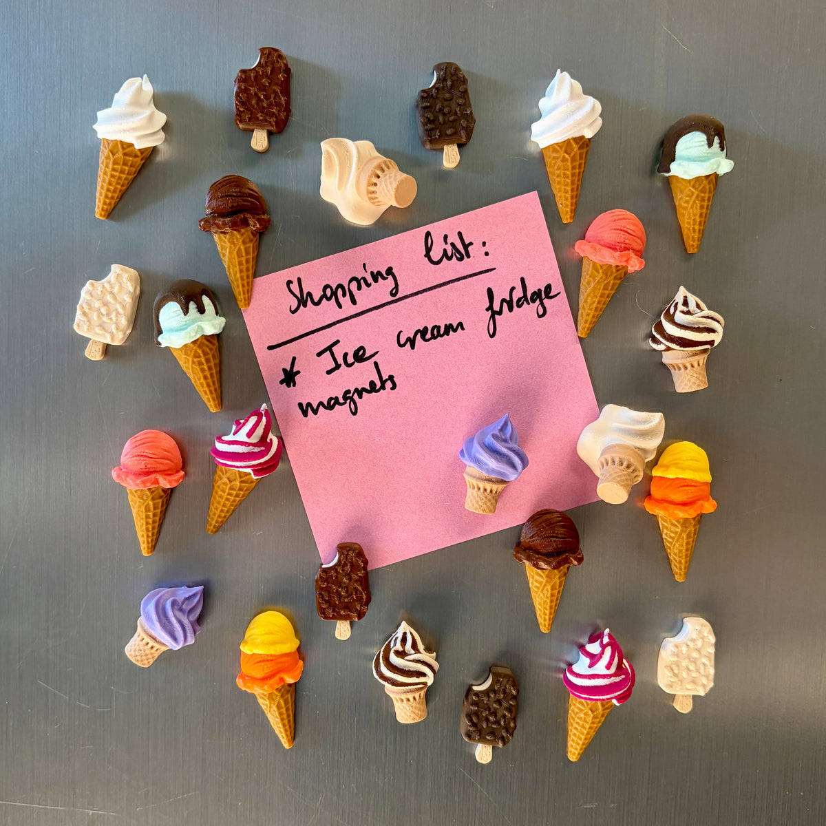 Aimants de réfrigérateur Glaces