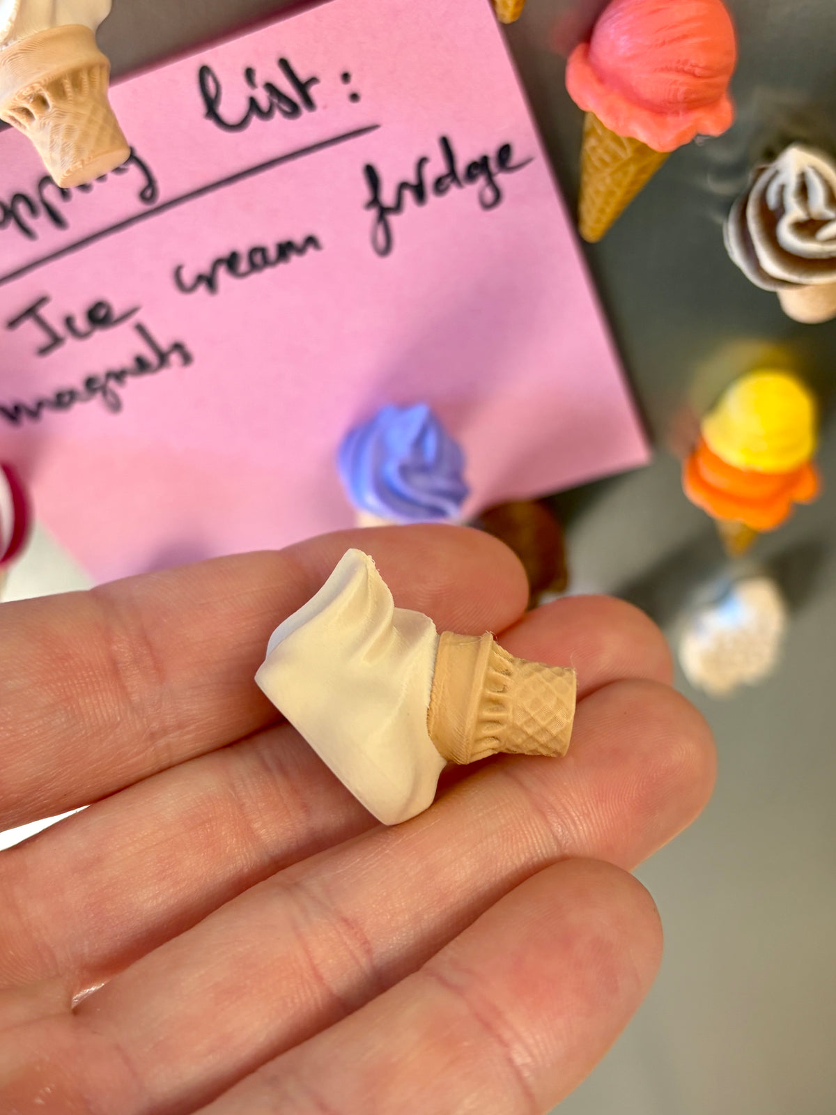 Aimants de réfrigérateur Glaces