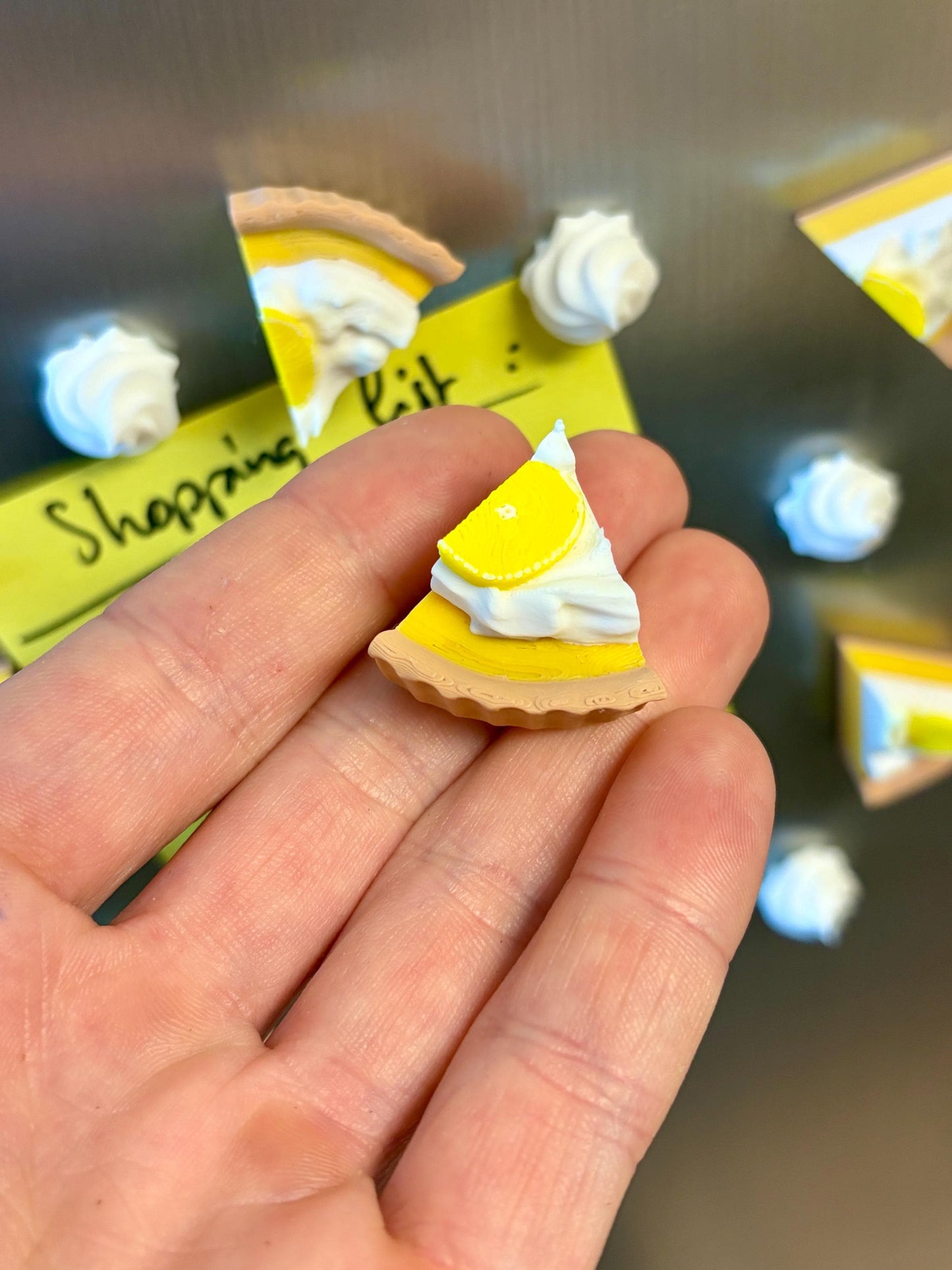 Lemon Meringue Pie Refrigerator Magnets