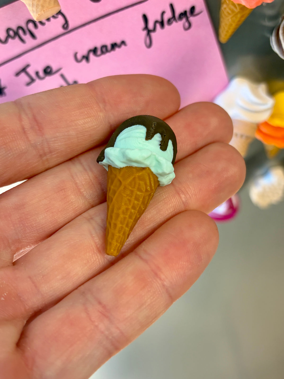 Aimants de réfrigérateur Glaces