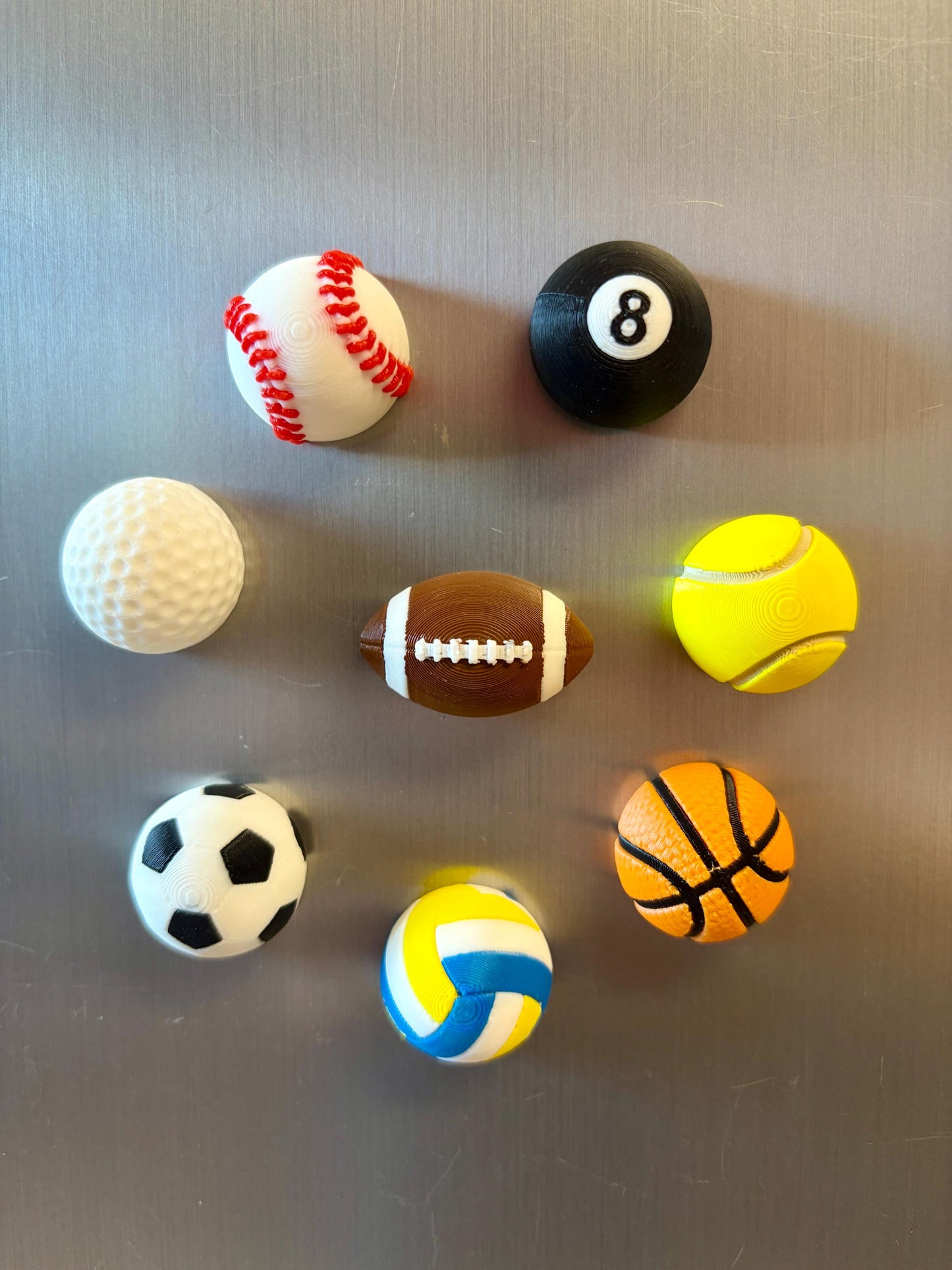 Sports Balls Refrigerator Magnets