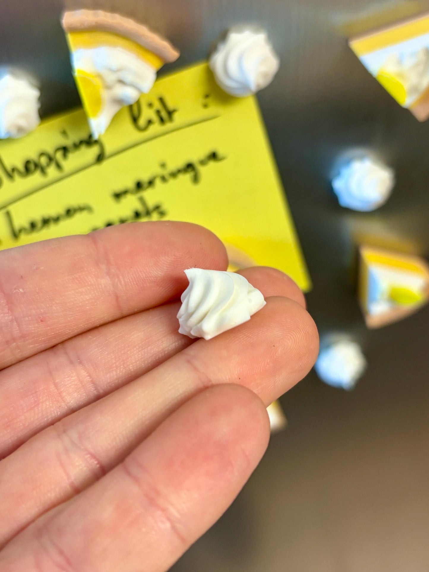Lemon Meringue Pie Refrigerator Magnets