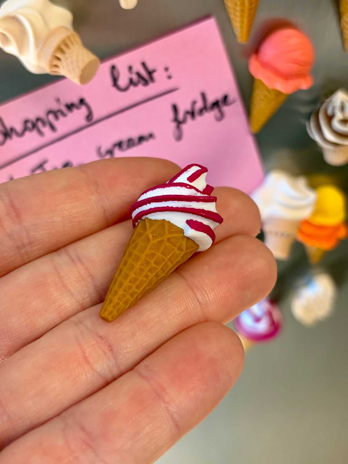 Aimants de réfrigérateur Glaces