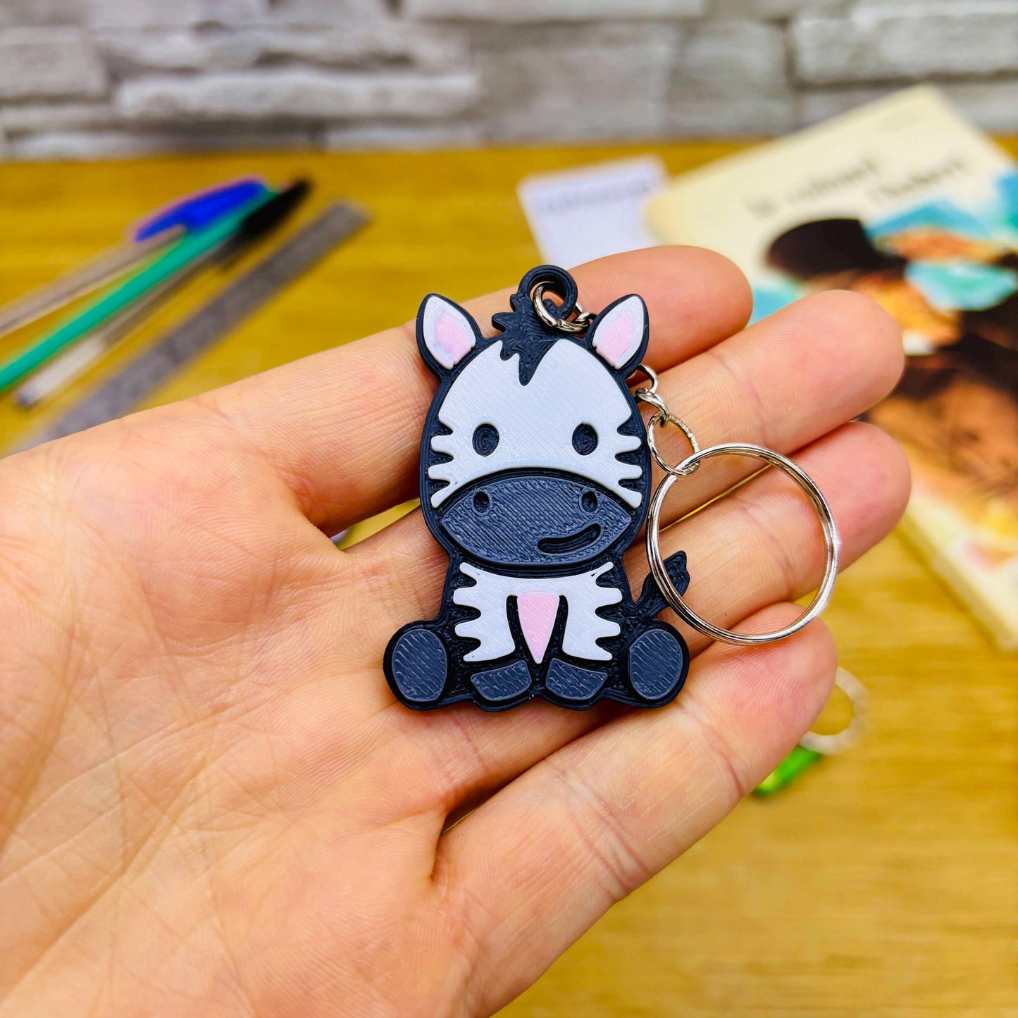 Safari Animal Keychains