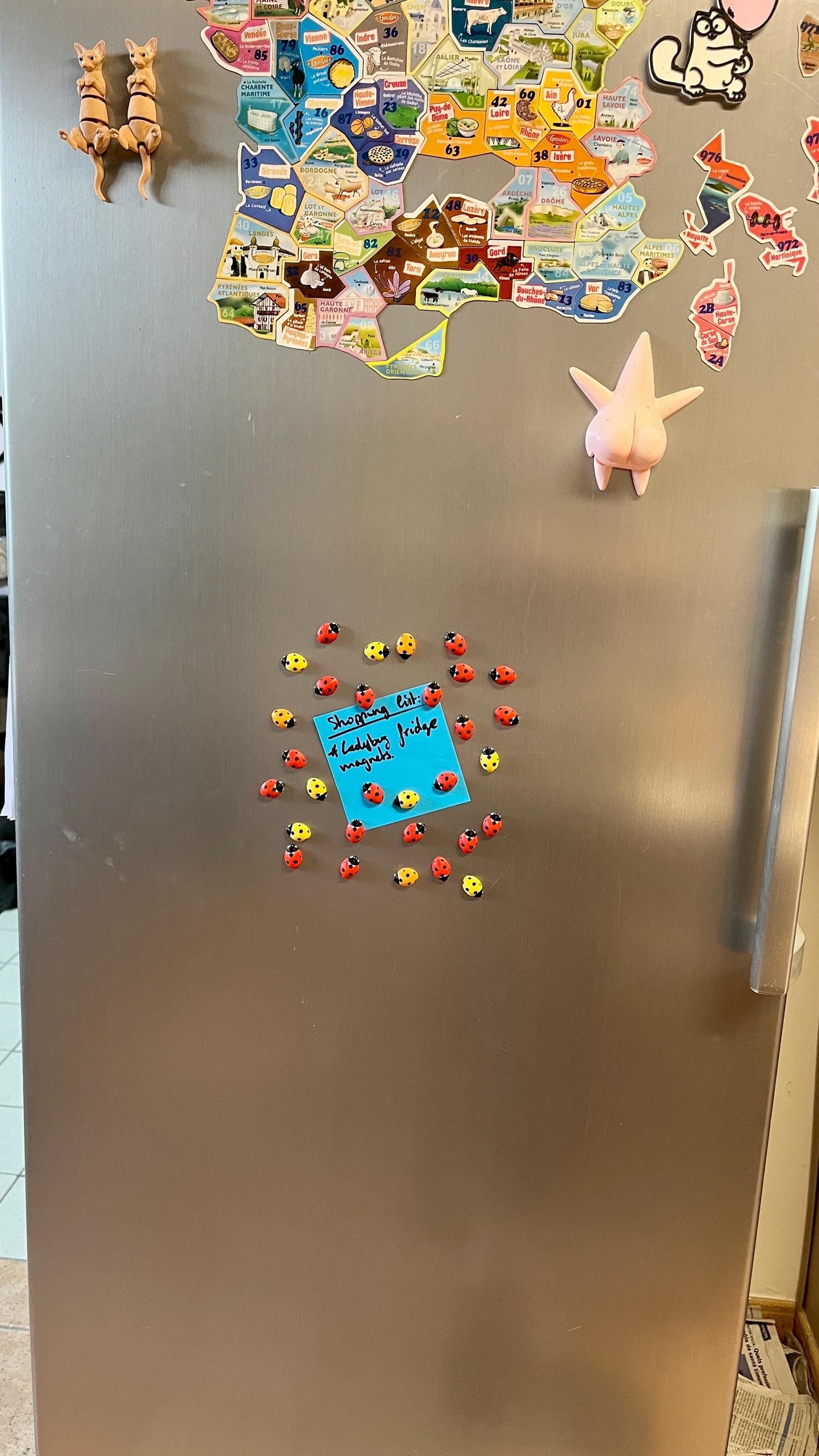 Ladybug Refrigerator Magnets