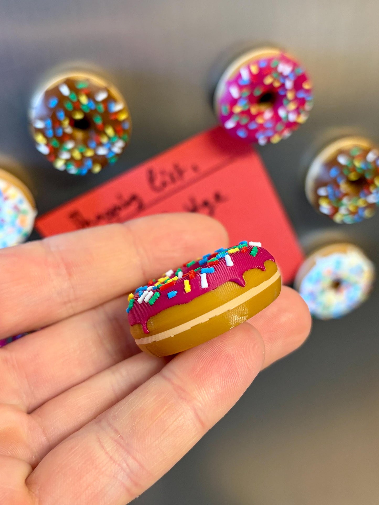 Aimants de réfrigérateur Donuts