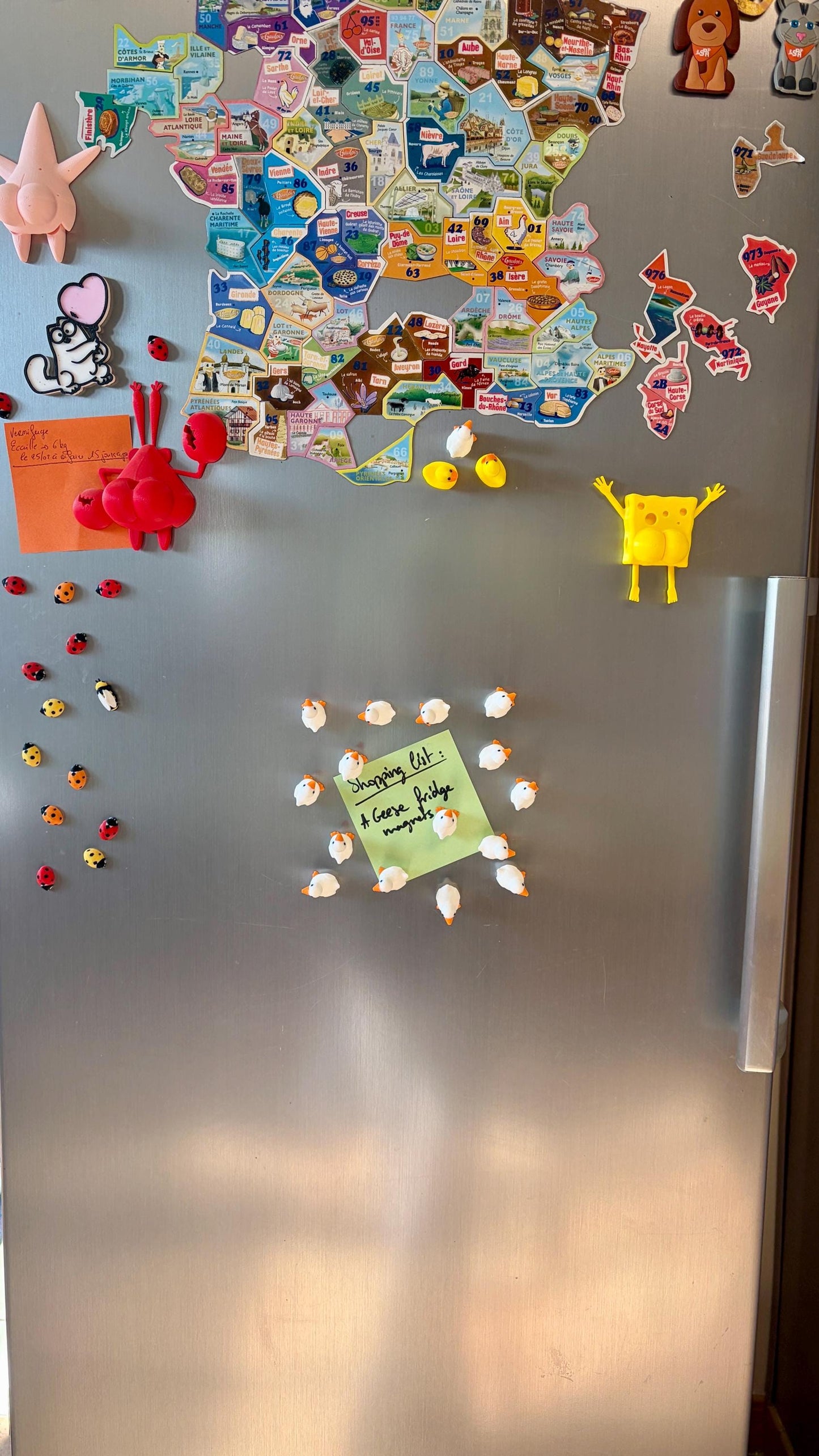 Geese refrigerator magnets