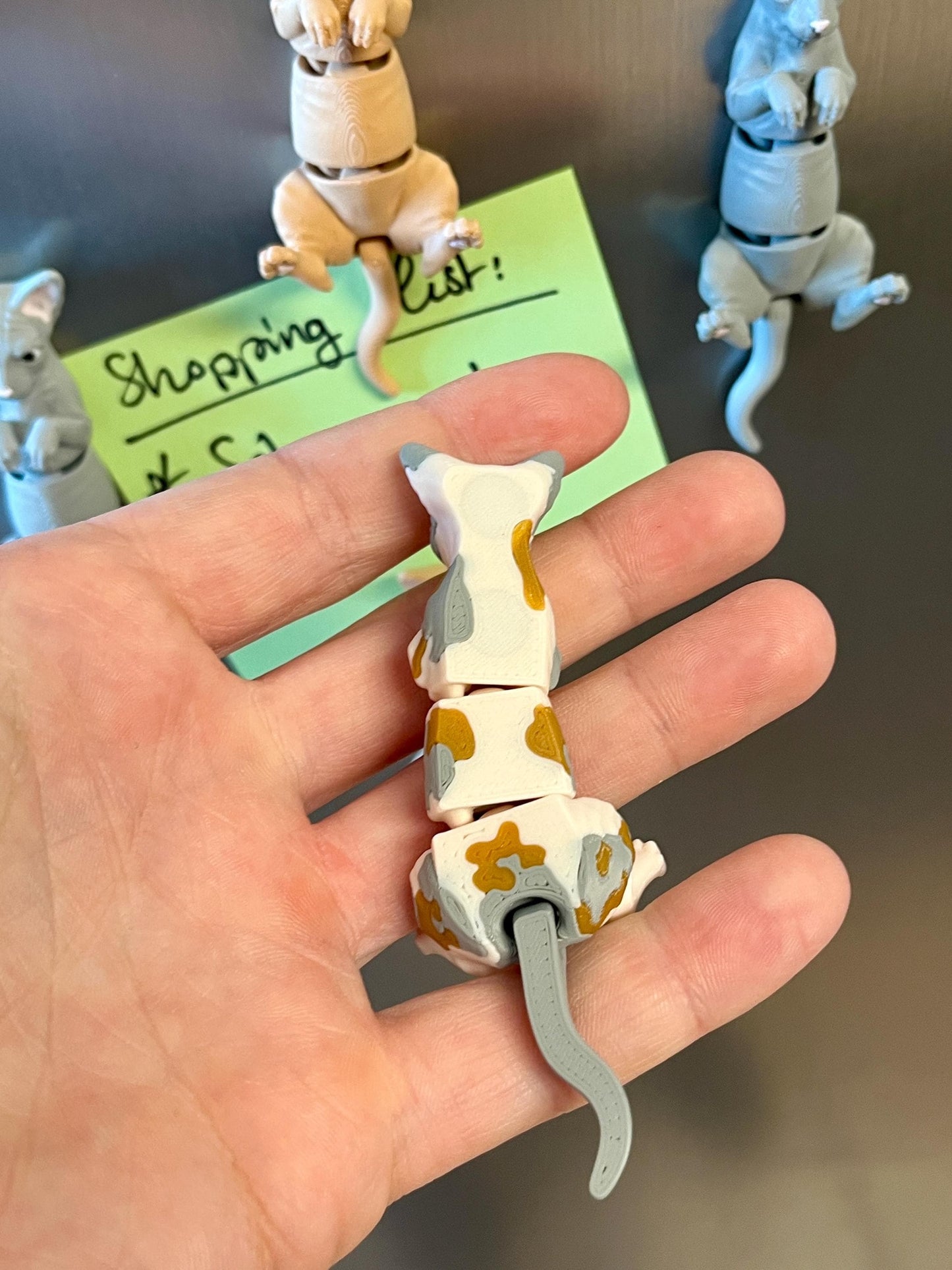 Articulated Sphynx Cat Refrigerator Magnets