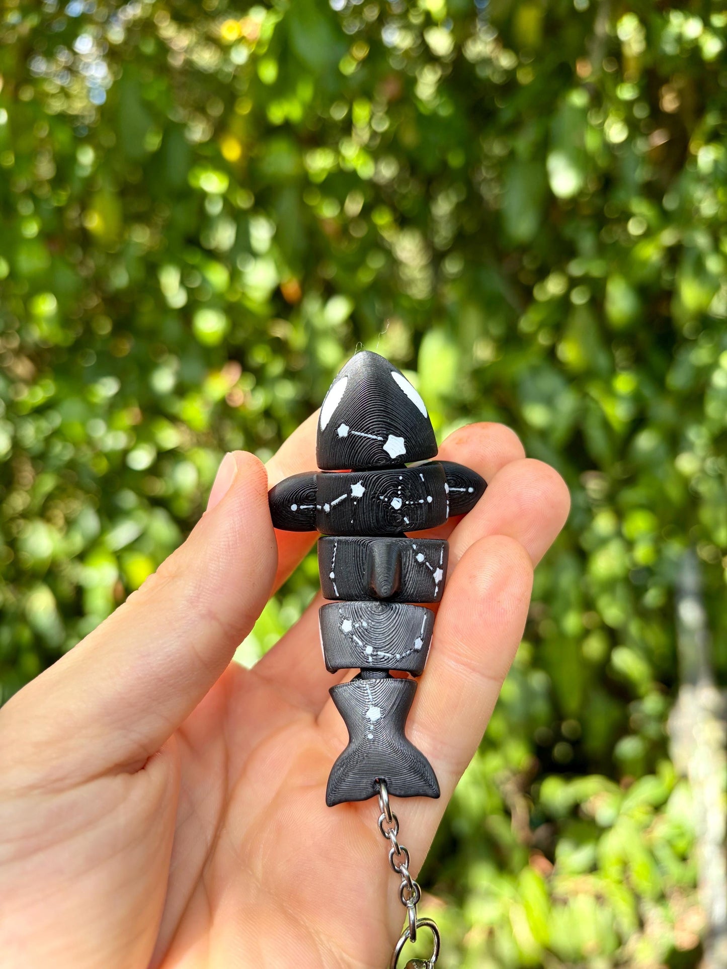 Articulated Orca Keychains