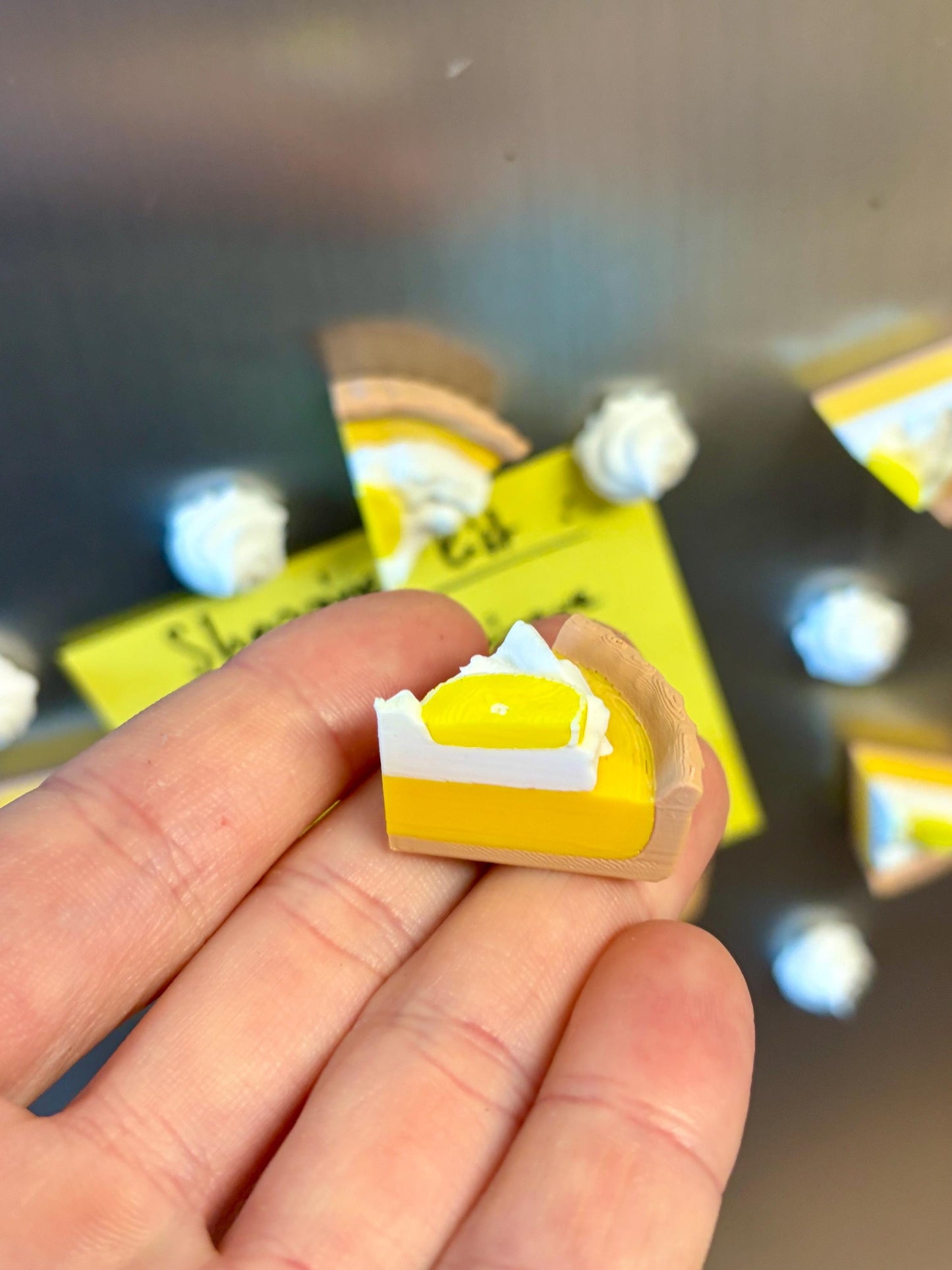 Lemon Meringue Pie Refrigerator Magnets