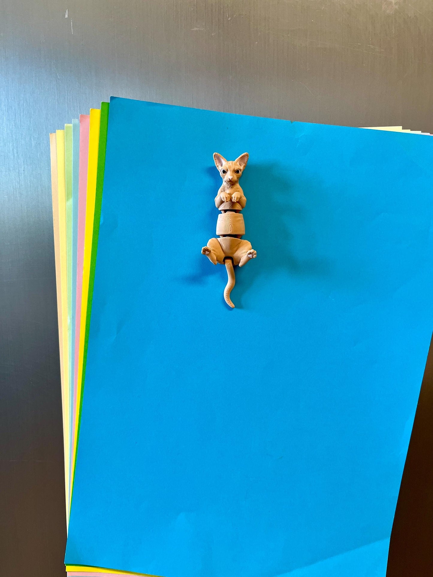 Articulated Sphynx Cat Refrigerator Magnets