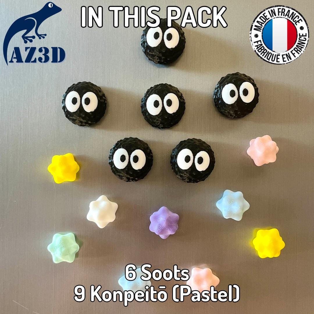 Susuwatari Refrigerator Magnets