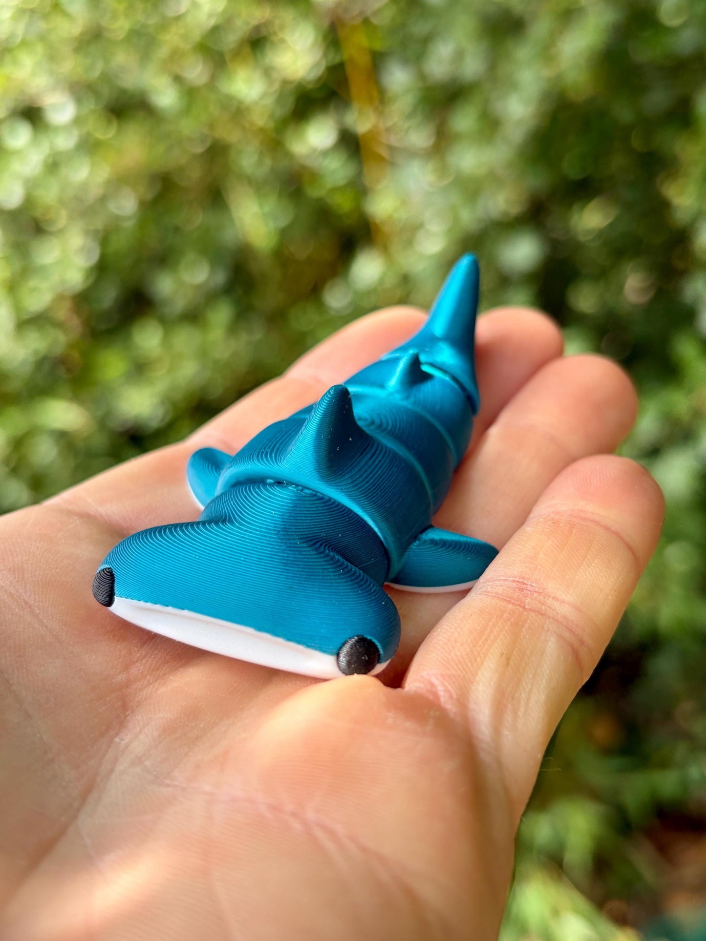 Articulated Hammerhead Shark Keychains