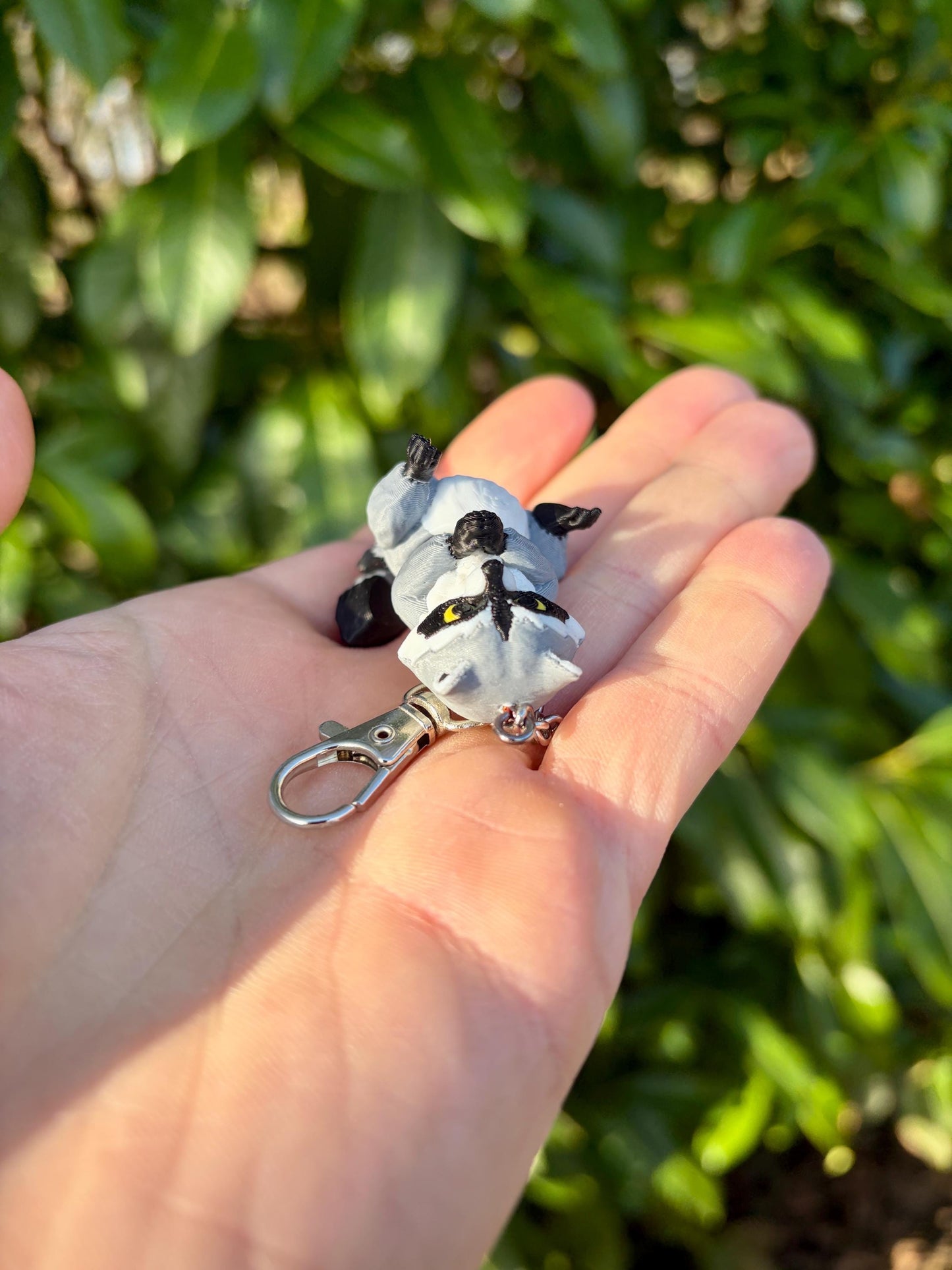 Articulated Raccoon Keychain