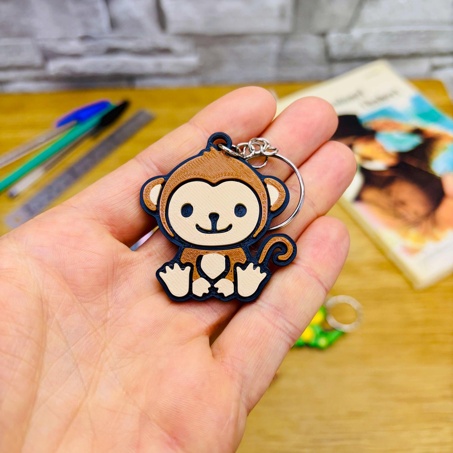 Safari Animal Keychains